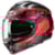 Casque modulable HJC F100 Hetal Mat rouge - Noir