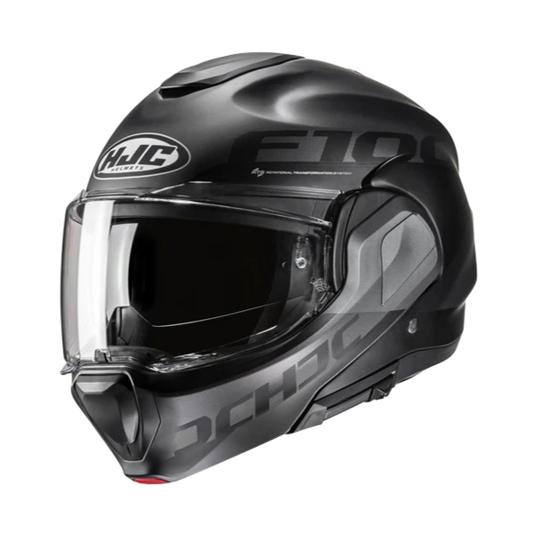 HJC F100 Hetal Mat grijs - Zwart
