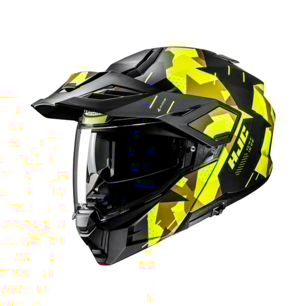 HJC i80 Roki Mat noir - Jaune