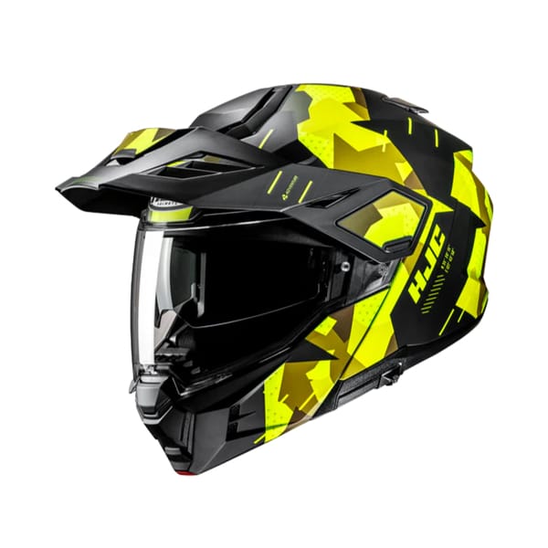 HJC i80 Roki Mat noir - Jaune