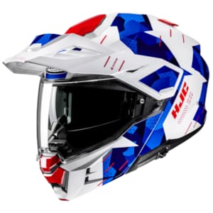 Casque modulable HJC i80 Roki Blanc - Bleu