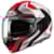 Casque modulable HJC F100 Bios Blanc - Rouge