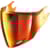 Shark Vizier VZ360 Iridium rood (Pinlock voorbereid)
