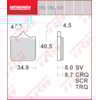 TRW Brake pads MCB829TRQ Sinter track