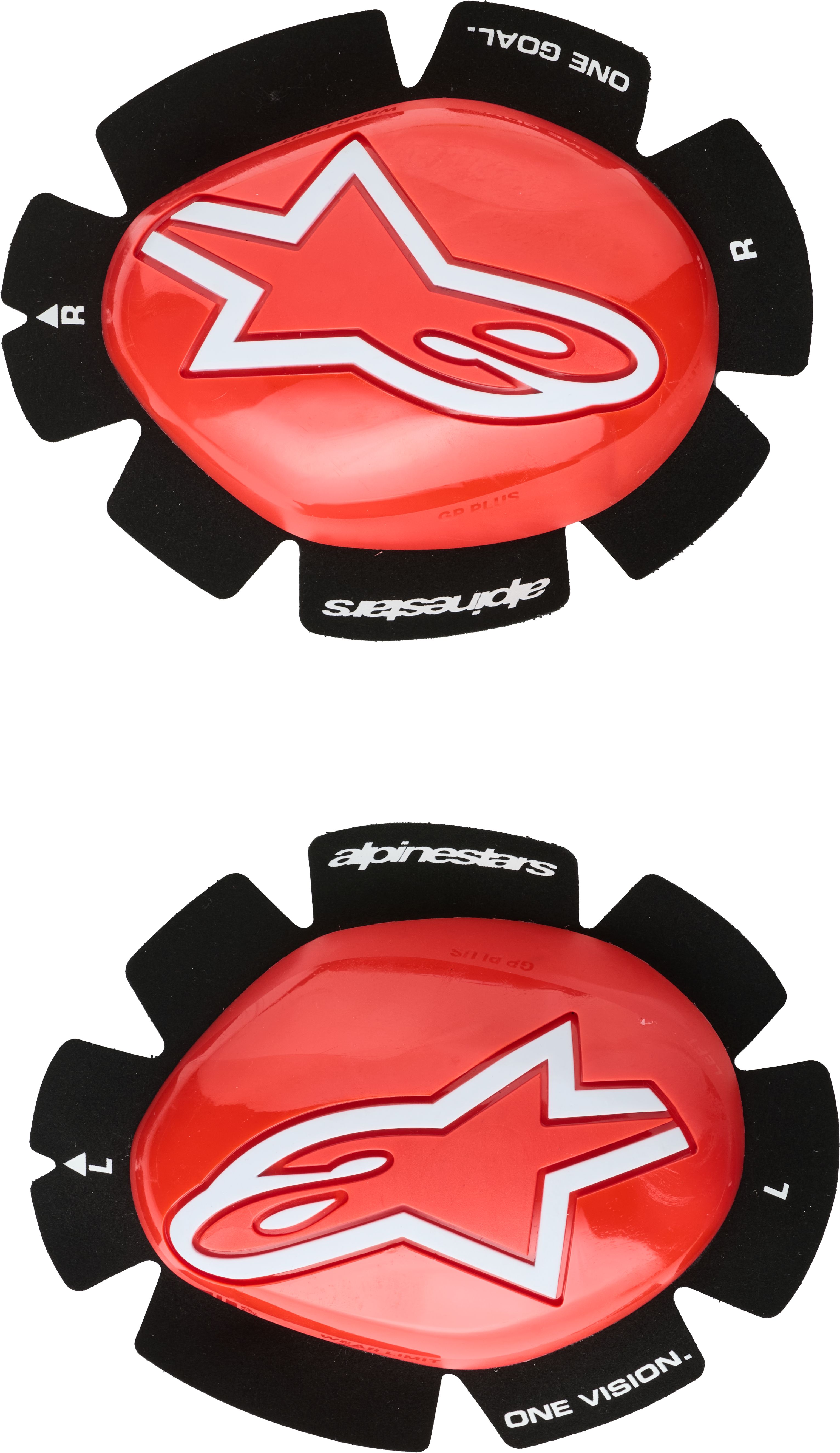 Sliders de genou ALPINESTARS GP Plus Rouge-Blanc