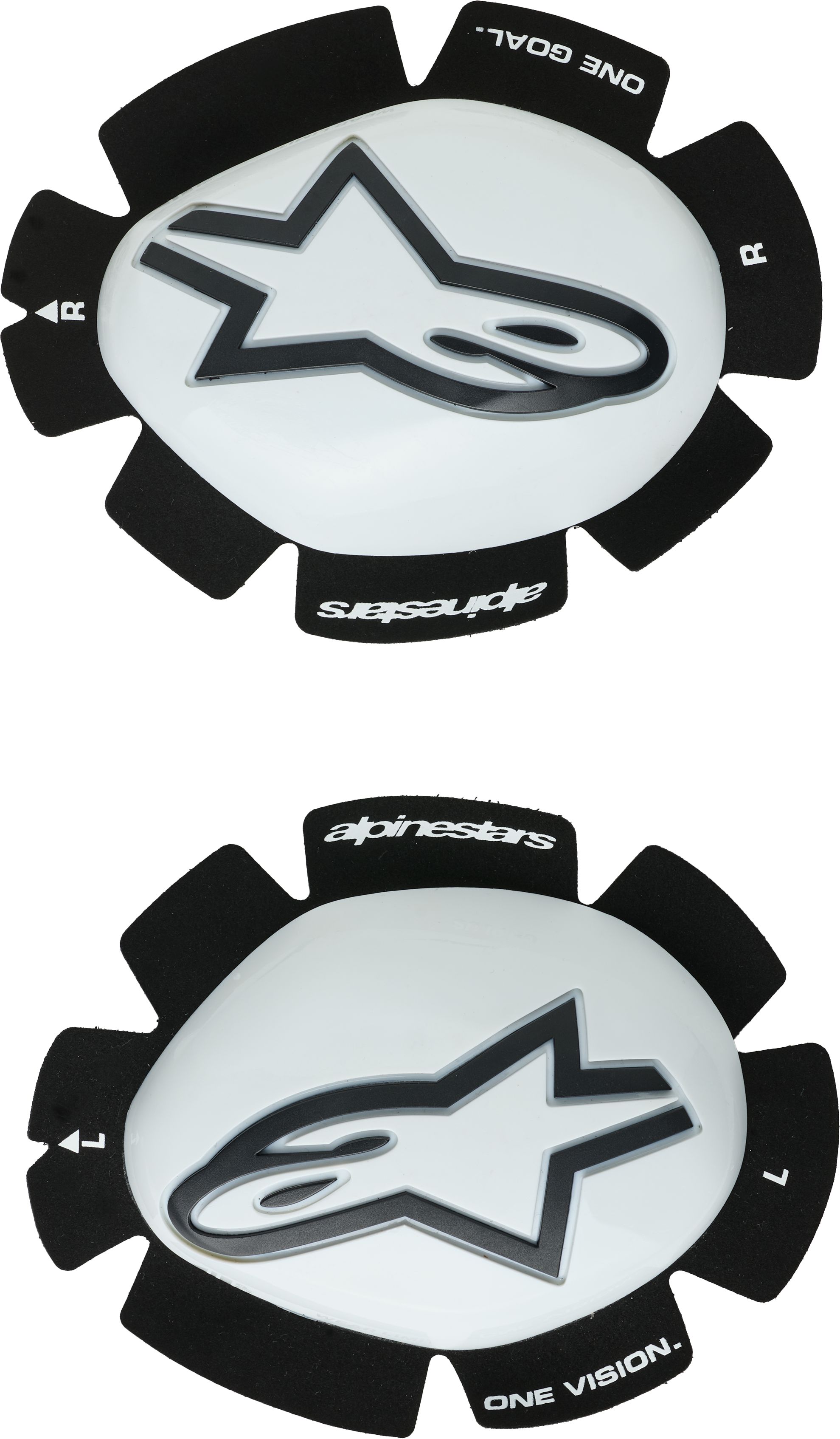 Sliders de genou ALPINESTARS GP Plus Blanc-Noir