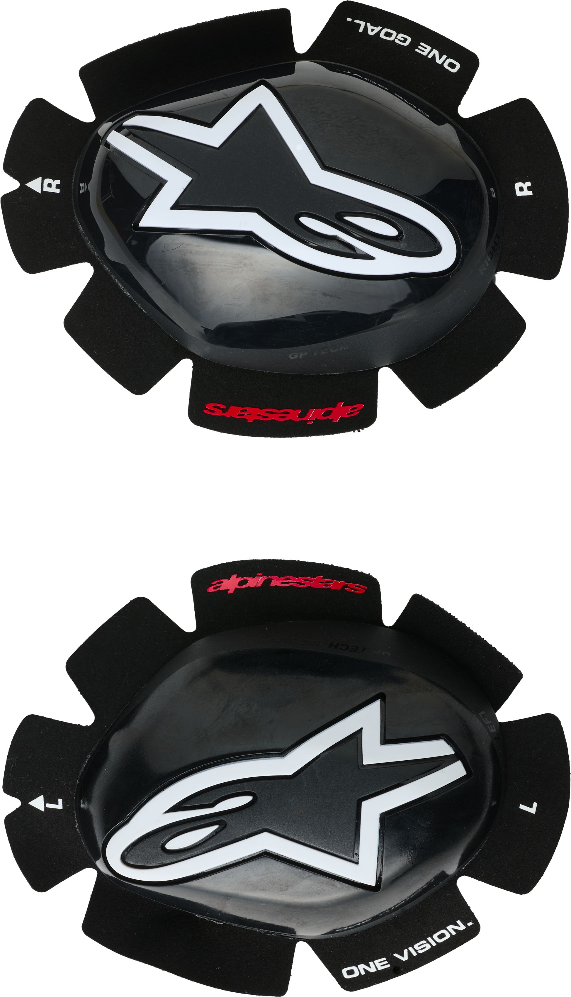 Sliders de genou ALPINESTARS GP Tech Noir-Blanc