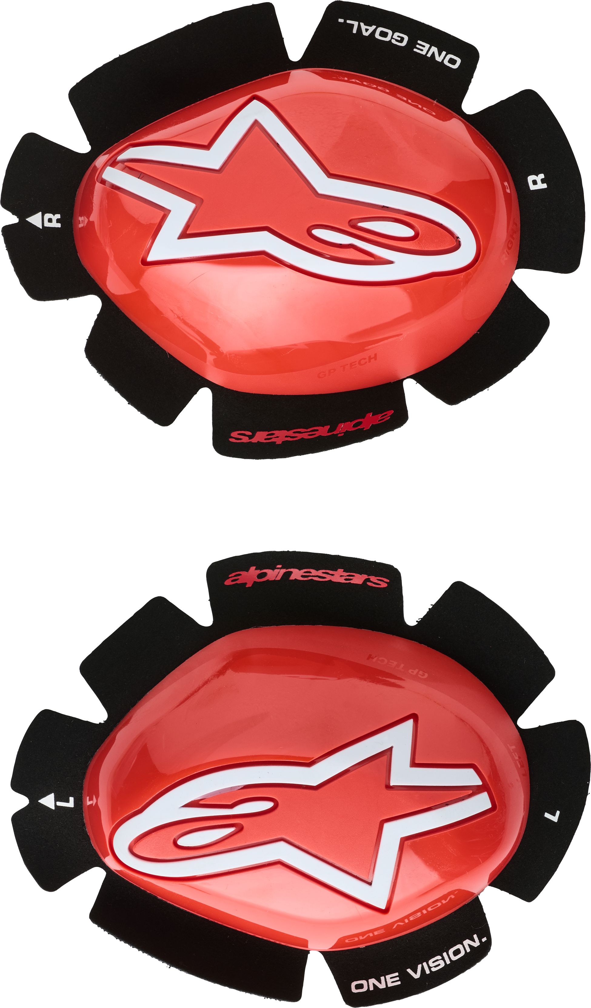 Sliders de genou ALPINESTARS GP Tech Rouge-Blanc