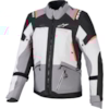 ALPINESTARS Stella Andes V4 Drystar Jacket Dark Grey-Ice Grey-Black-Coral Fluo