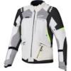 ALPINESTARS Stella Andes V4 Drystar Jacket Gris Ice-Gris Foncé-Noir-Jaune Fluo