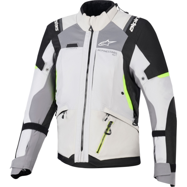 ALPINESTARS Stella Andes V4 Drystar Jacket Gris Ice-Gris Foncé-Noir-Jaune Fluo