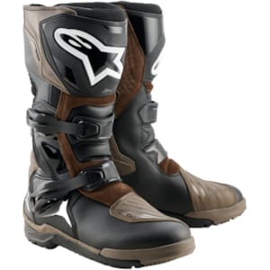 Bottes moto aventure ALPINESTARS Corozal V2 Drystar Marron-Noir