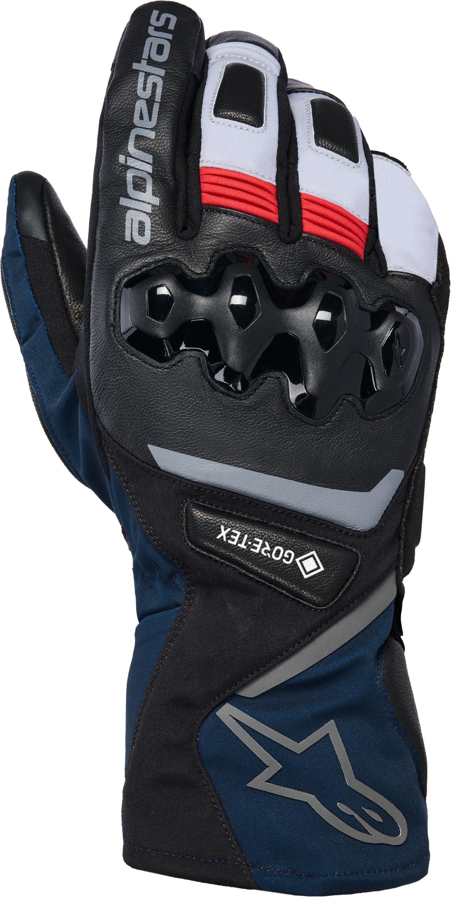 Gants Gore-Tex® hommes ALPINESTARS WT-8 GTX Gloves Noir-Bleu Foncé