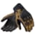 Men's summer gloves REV'IT! Caliber 2 Black - Brown