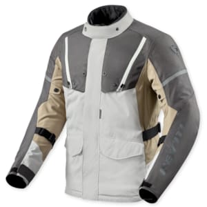 Textiel motorjas heren REV'IT! Horizon 3 H2O Jacket Grijs - Zand