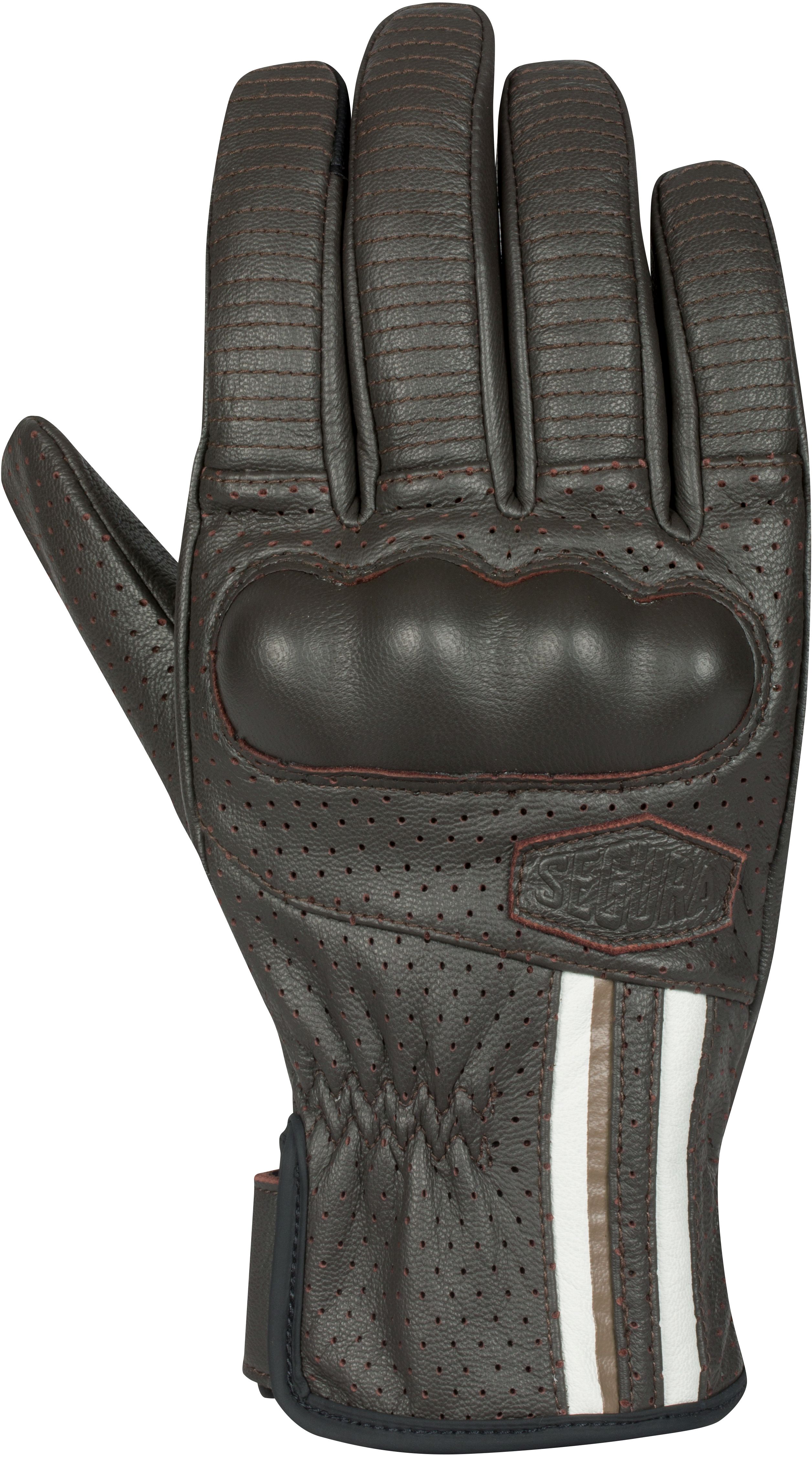 Gants été hommes SEGURA Romeo Gloves Marron-Blanc