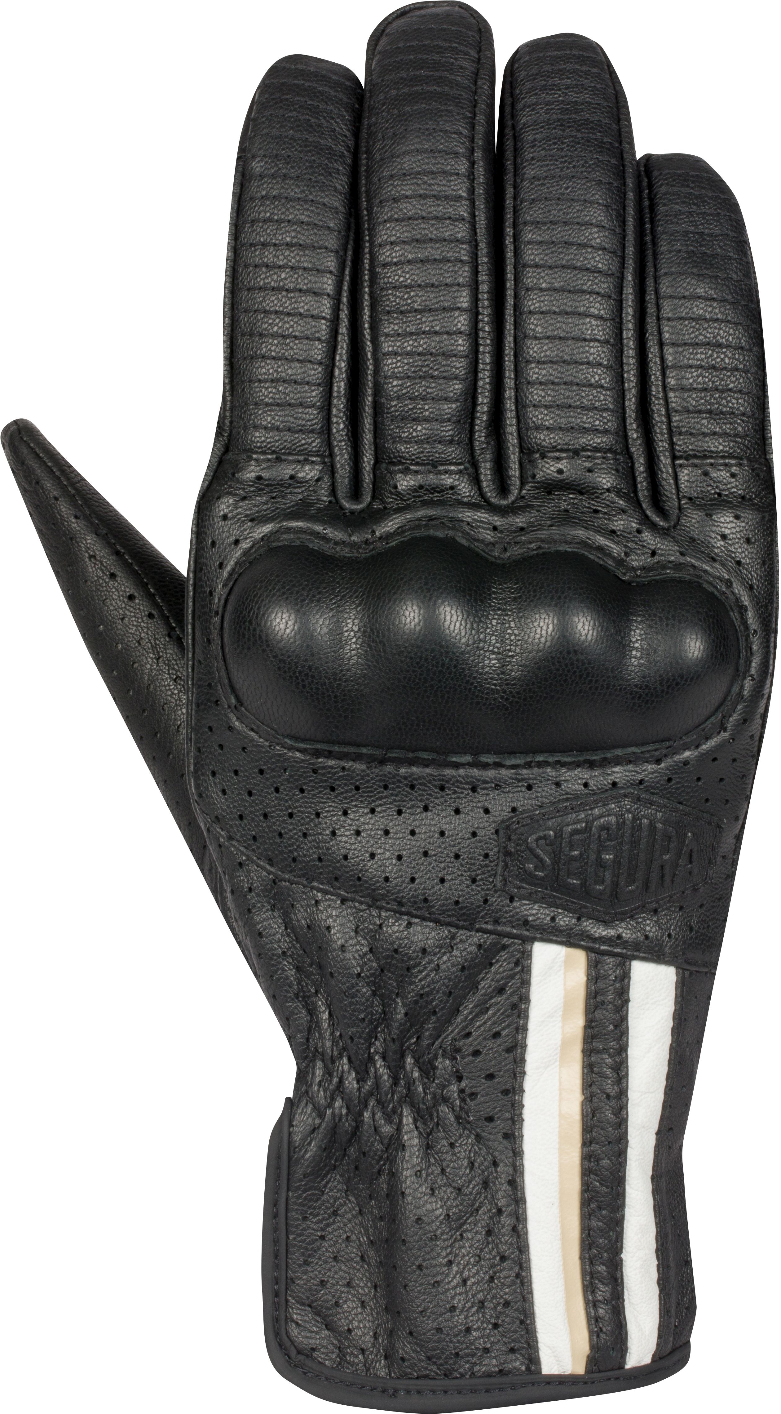 Men's summer gloves SEGURA Romeo Black-White