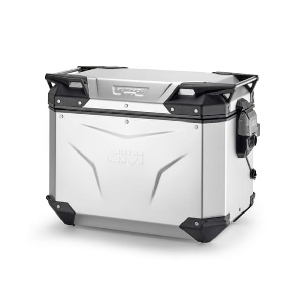 GIVI OBKEV48 Trekker Outback EVO Smart Anodised Aluminium 48l Left