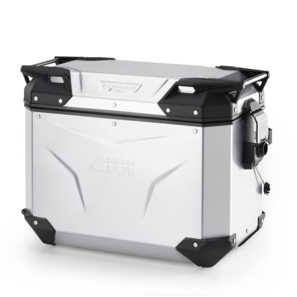 GIVI OBKEV44 Trekker Outback EVO Smart Geanodiseerd Aluminium 44l Links