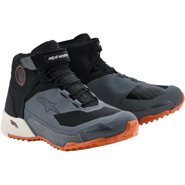ALPINESTARS CR-X Drystar Shoes Black-Dark Grey-Rust