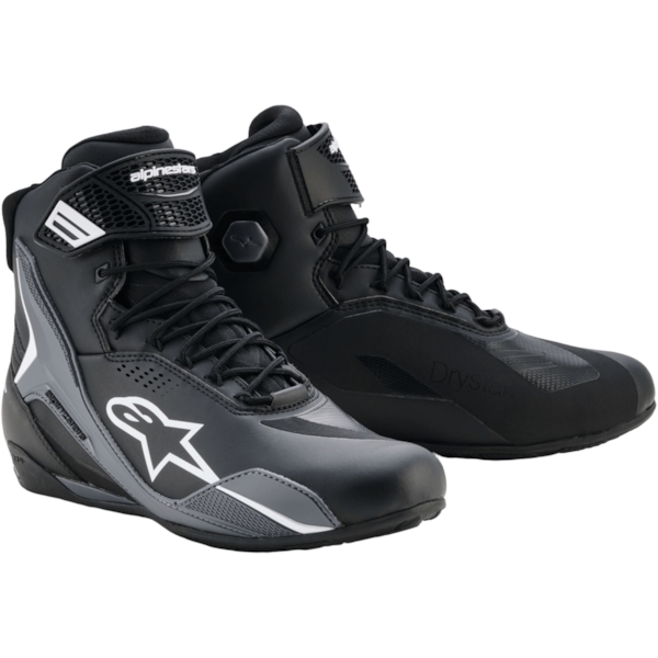 ALPINESTARS Faster-4 Drystar Shoes Zwart-Cool Grijs-Wit