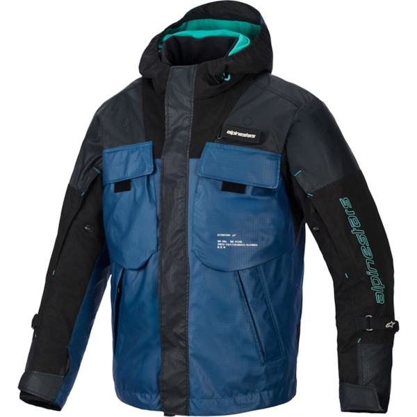 ALPINESTARS Mospher Waterproof Jacket Noir-Pétrole Foncé
