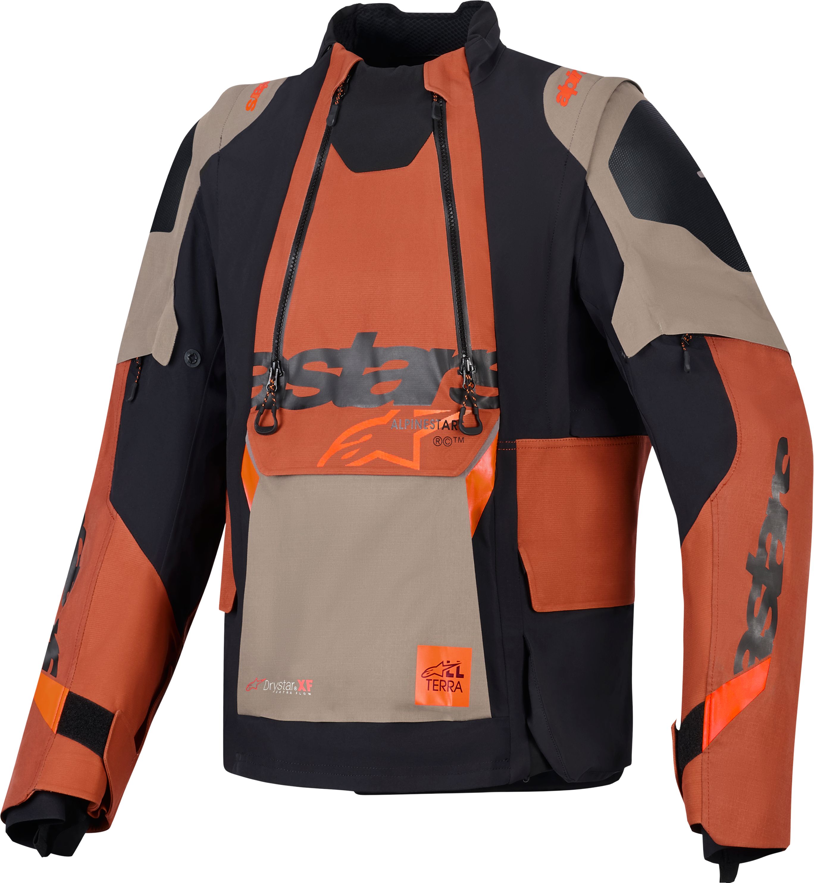 ALPINESTARS Harok Pro Drystar XF Jacket Walnut-Rust-Black