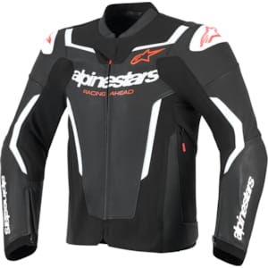 Leder motorjas heren ALPINESTARS GP Force V2 Jacket Zwart-Wit