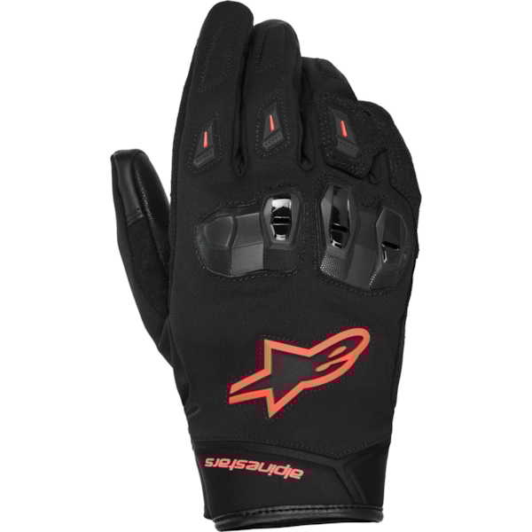 ALPINESTARS SP X Z Waterproof Gloves Noir-Rouge Fluo