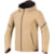 Textiel motorjas heren ALPINESTARS Aeroshell Waterproof Jacket Donker Kaki-Zwart-Oranje Fluo
