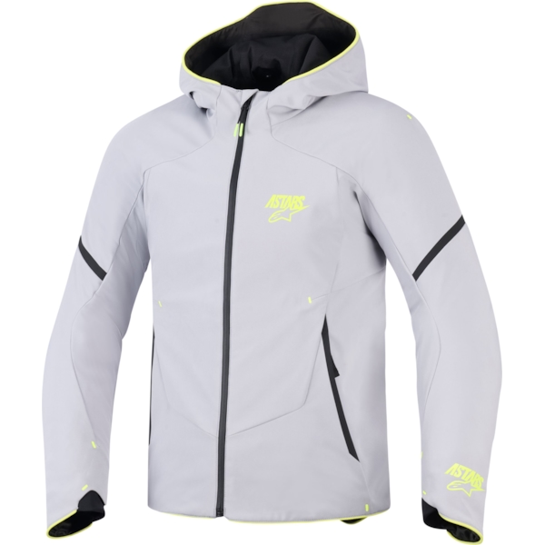 ALPINESTARS Aeroshell Waterproof Jacket Gris Mid-Jaune Fluo
