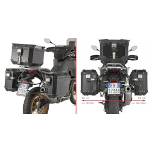 Motorcycle-specific mounts GIVI PLOS_CAM - Side cases holders PLOS9651CAM