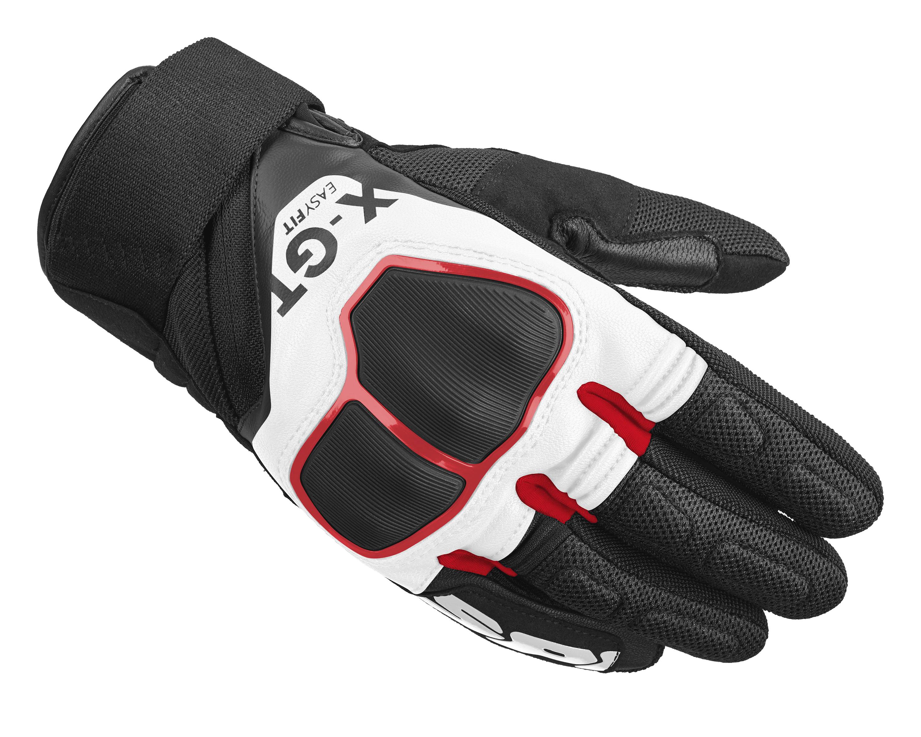 Gants été hommes SPIDI X-GT Noir-Blanc-Rouge