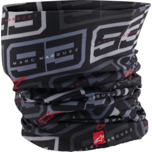 Tour de cou ALPINESTARS MM93 Neck Tube Noir-Anthracite-Rouge Vif