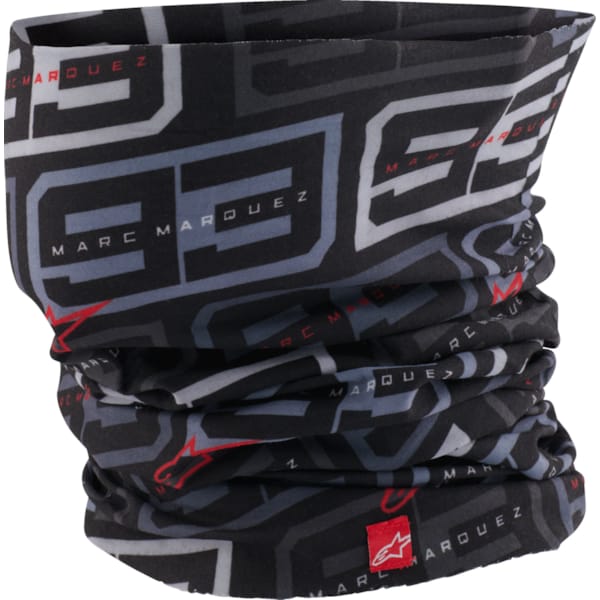 ALPINESTARS MM93 Neck Tube Noir-Anthracite-Rouge Vif