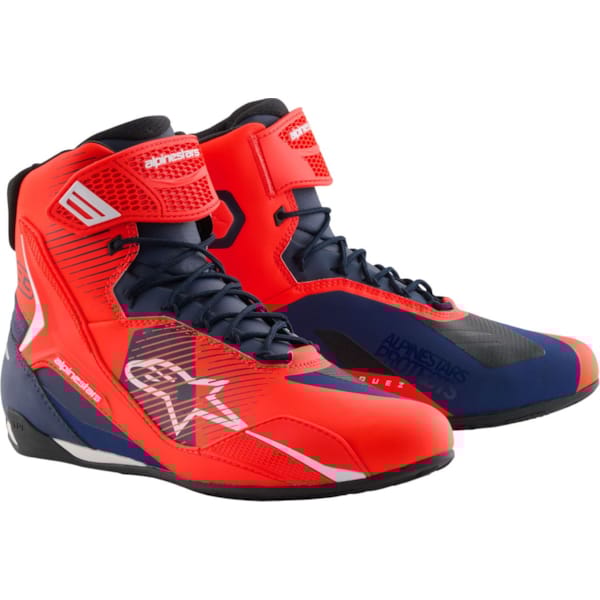 ALPINESTARS Faster-4 MM93 Red Fluo-Dark Blue