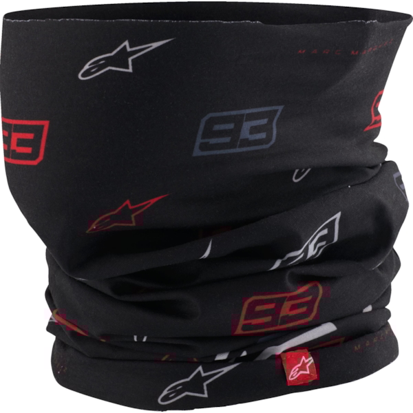 ALPINESTARS MM93 Neck Tube Noir-Rouge Vif-Blanc