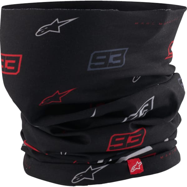 ALPINESTARS MM93 Neck Tube Noir-Rouge Vif-Blanc
