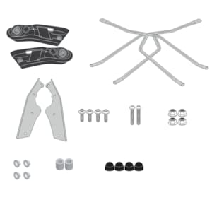 Fixations spécifiques pour votre moto GIVI TR - Remove-X Supports sacoches cavalières TR2171