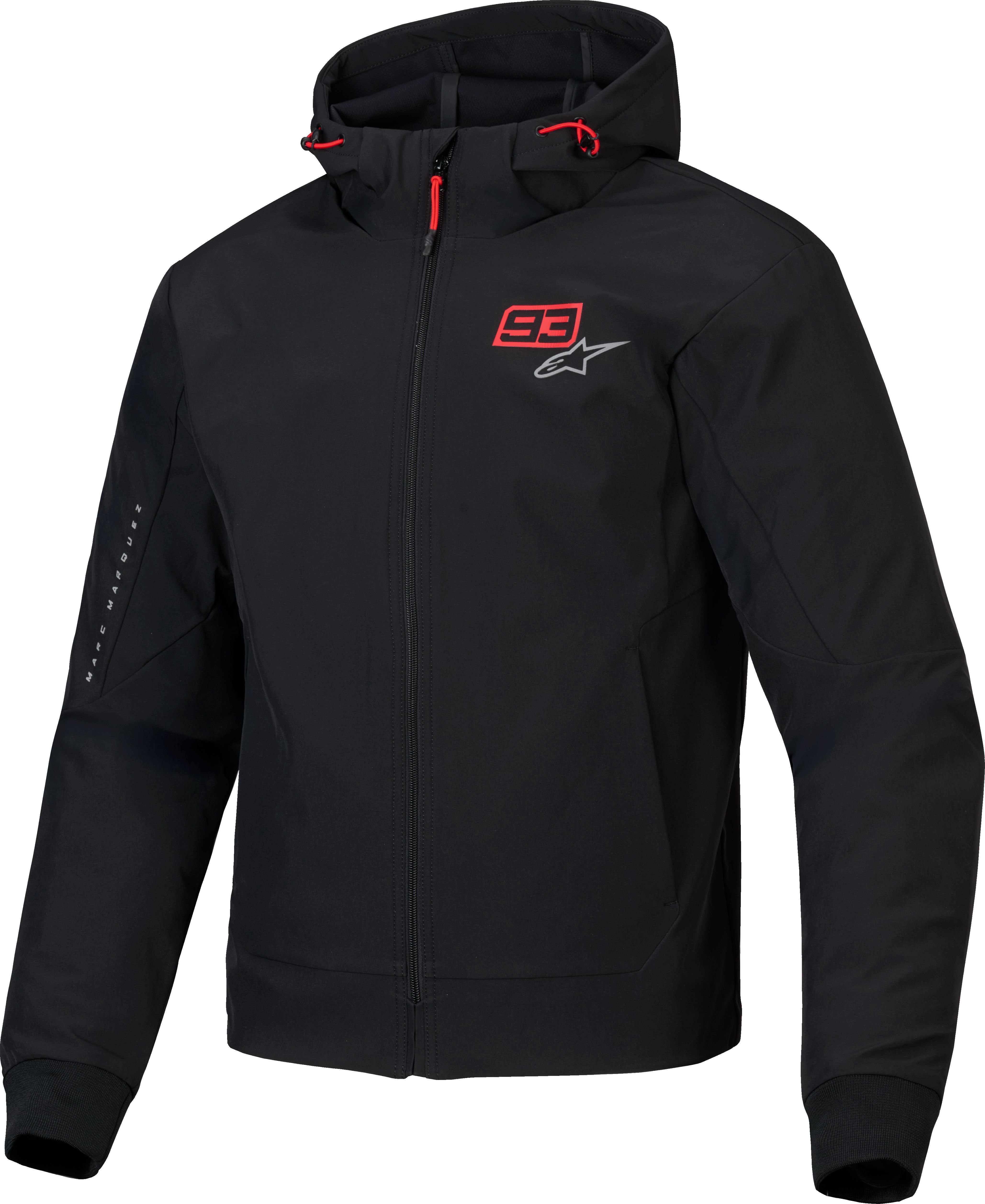 ALPINESTARS Radium Tech Hoodie MM93 Black-Bright Red