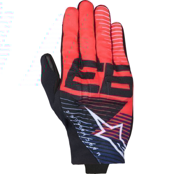ALPINESTARS Reef V2 Gloves MM93 Black-Red Fluo-Blue Navy-White