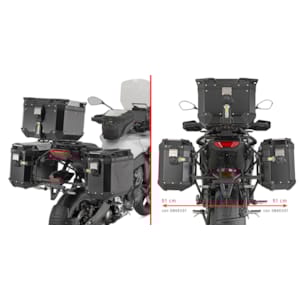 Motorcycle-specific mounts GIVI PLO_CAM - Side cases holders PLO2171CAM