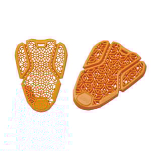 Protections D3O Diablo hip Orange