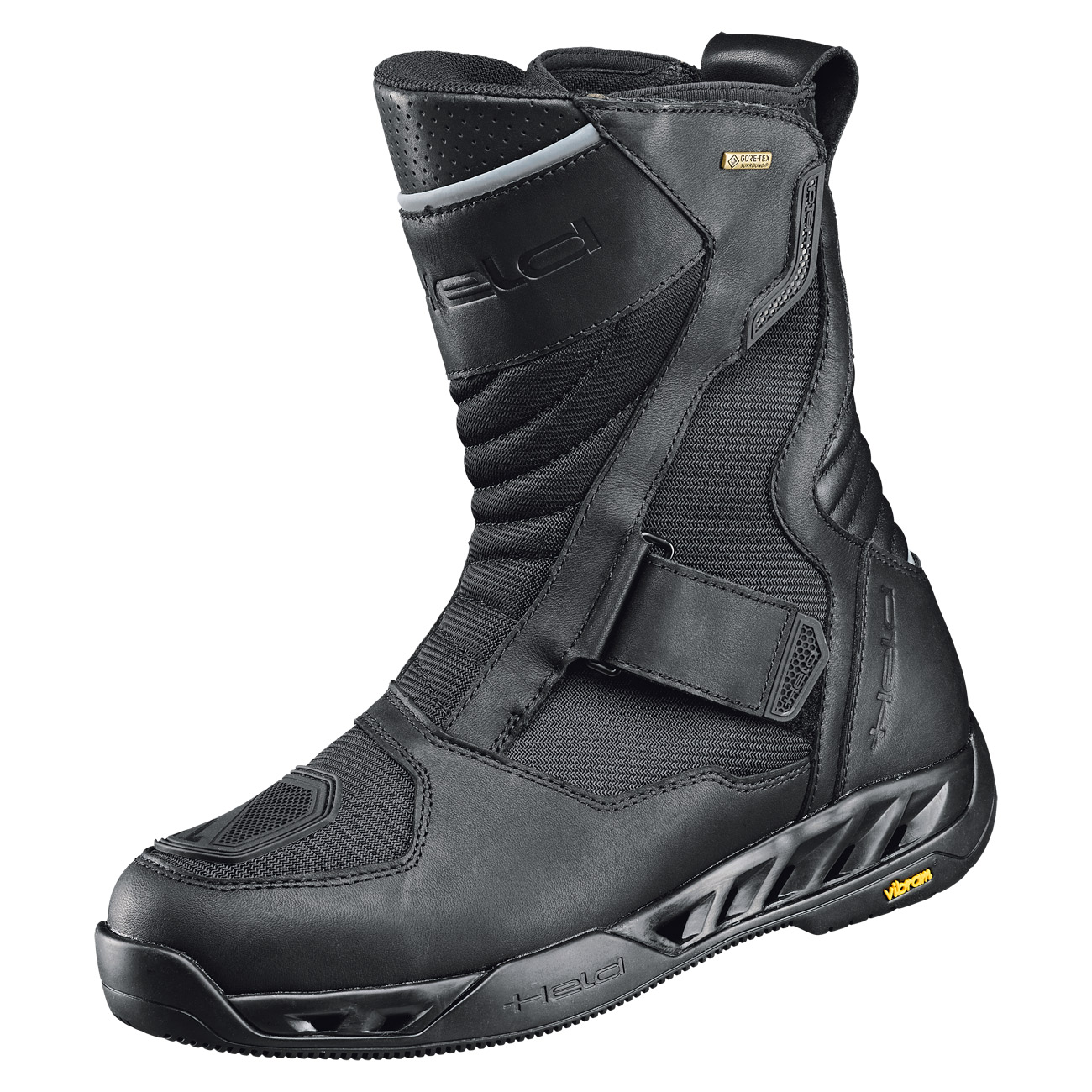 Gore-Tex® motorlaarzen en -schoenen heren HELD Segrino Surround GTX Zwart