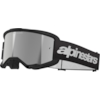 ALPINESTARS Vision 3 Wordmark Goggle Noir-Miroir Argent