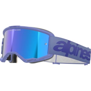 Lunettes de cross ALPINESTARS Vision 5 Wordmark Goggle Violet-Miroir Bleu