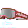 ALPINESTARS Vision 3 Wordmark Goggle Red-Mirror Silver