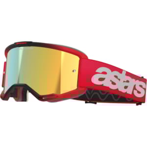 Lunettes de cross ALPINESTARS Vision 5 Blaze Goggle Rouge-Miroir Or