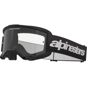 Lunettes de cross ALPINESTARS Vision 3 Wordmark Goggle Noir-Transparent
