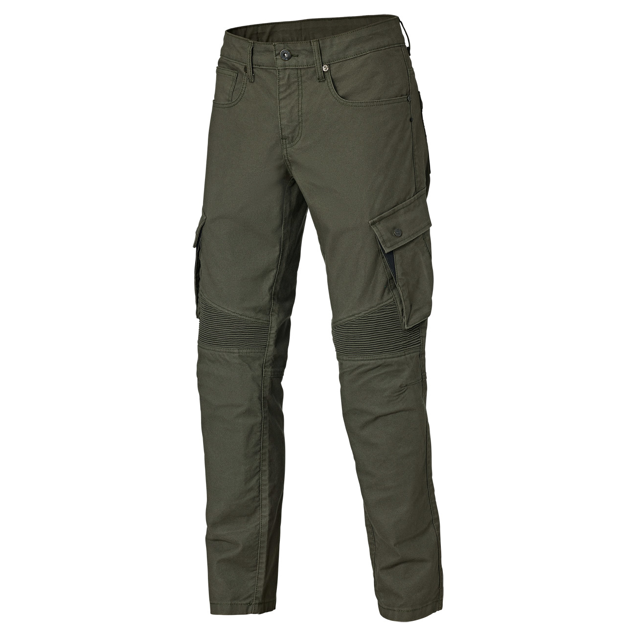 Jeans moto hommes HELD Creek 2 Vert militaire Longueur 32